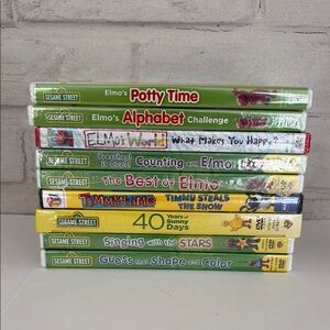 Sesame Street Elmo collection dvds